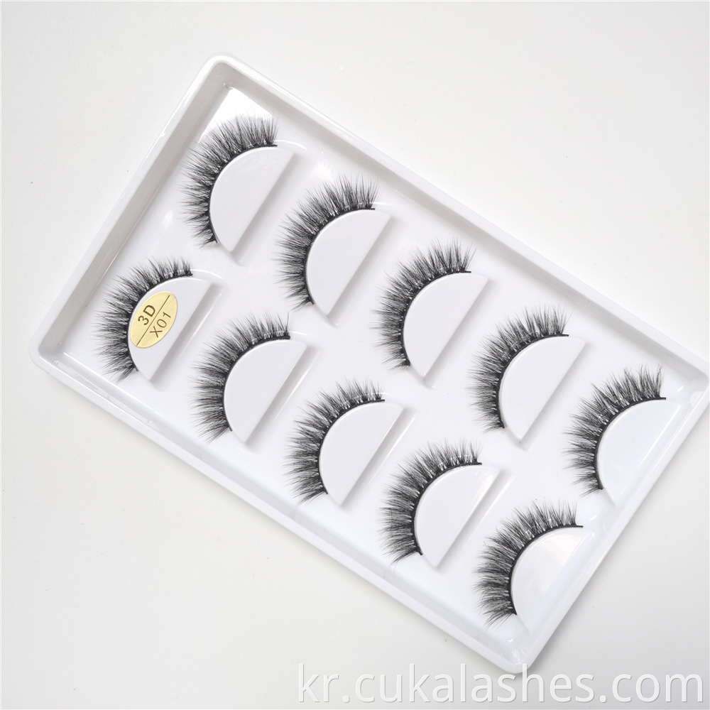 5 Pairs Natural Lashes